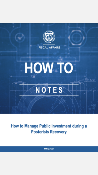 IMF How To Manage Public Investment