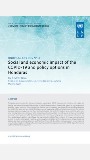 Social and Economic Impact of the COVID-19 and Policy Options in Honduras_UNDP.jpg