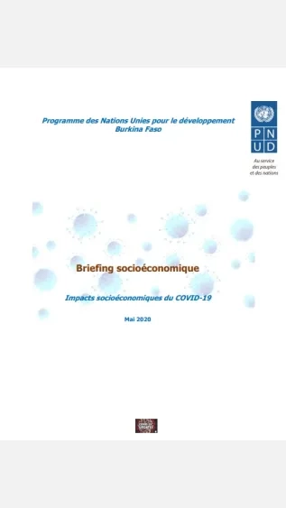 Socio-economic briefing of COVID-19 in Burkina Faso (French)_UNDP.jpg