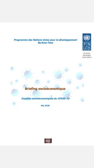Socio-economic briefing of COVID-19 in Burkina Faso (French)_UNDP.jpg