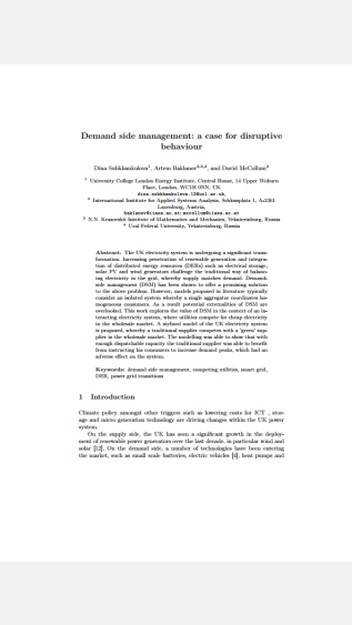 Subkhankulova_Demand Side Management_A case for disruptive behavior