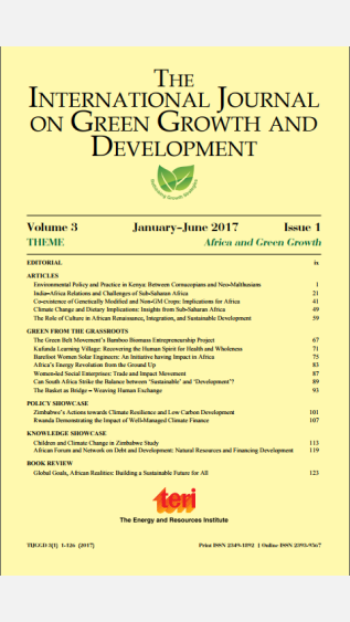 Thematic Issue of the International Journal on Green Growth and Development