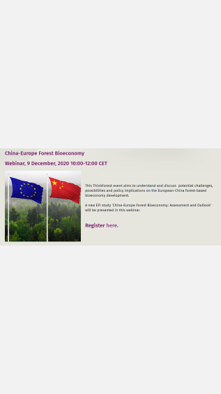 China-Europe Forest Bioeconomy_EFI