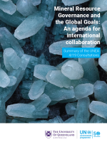 Mineral Resource Governance and the Global Goals: An agenda for international collaboration