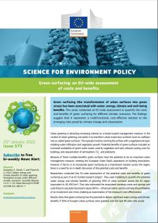 Green Surfacing: an EU-wide Assessment of Costs and Benefits