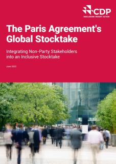 The Paris Agreement's Global Stocktake