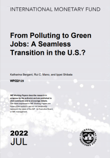 From Polluting to Green Jobs: A Seamless Transition in the U.S.?_IMF