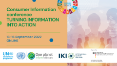Consumer information conference_Turning information into action_UNEP, CI-SCP