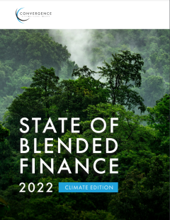Convergence blended finance