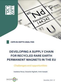 Developing a supply chain for recycled rare earth permanent magnets in the EU_CEPS