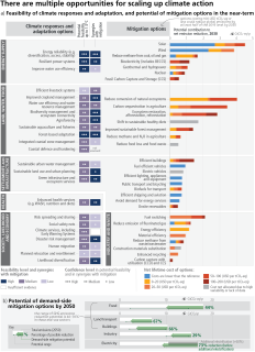 Graphic demonstrating pathways for scaling up climate action