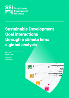 Sustainable Development Goal Interactions through a Climate Lens_SEI