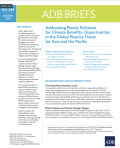 Addressing Plastic Pollution