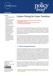 Carbon Pricing for Green Transition