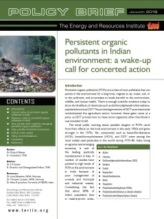 Persistent organic pollutants in Indian environment: a wake-up call for concerted action