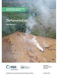 IISD deforestation cover