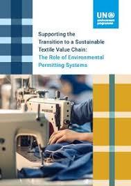 UNEP sustainable textile cover