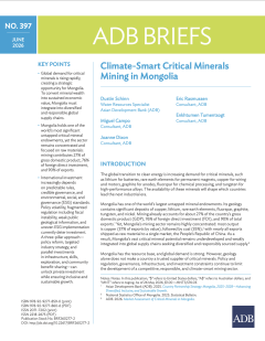 Climate-Smart Critical minerals