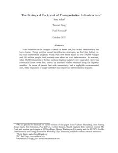 Asher_The Ecological Footprint of Transportation Infrastructure