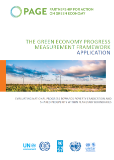 Green Economy Progress Measurement Framework Cover Photo
