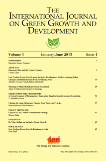 The International Journal on Green Growth and Development, Volume 1, Issue 1