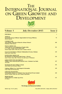 The International Journal on Green Growth and Development, Volume 1, Issue 2