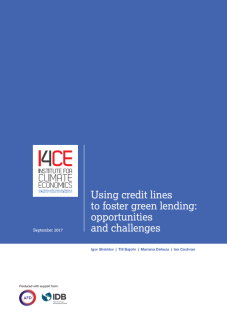 Using credit lines to foster green lending_opportunities and challenges