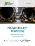 Pathways for Just Transitions: Gender Responsive Policies & Place Based Investment_CIF