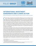 International Investment Agreements and Climate Action
