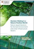 Decision Making in a Nature-Positive World: Nature-based solutions for the built environment and linear infrastructure sectors
