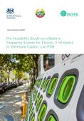 Pre-feasibility Study on a Battery Swapping System for Electric 2-wheelers in Vientiane Capital, Lao PDR_GGGI_cover