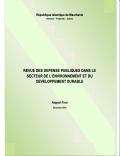 PEI-37_REVUE DES DEPENSE PUBLIQUES DANS LE SECTEUR DE L’ENVIRONNEMENT ET DU DEVELOPPEMENT DURABLE-COVER
