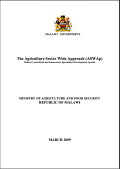 PEA-PEI-Others-32_The Agric.Sector Wide Approach (ASWAp)-Malawi-cover