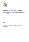 Report on the assessment of new POPs for countries to ratify the amendments or to update NIPs