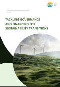 Tackling Governance and Financing for Sustainability