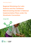 Regional Workshop for Latin America and the Caribbean: Mainstreaming Gender in National Implementation Plans under the Stockholm Convention