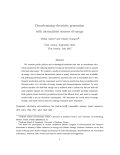 Decarbonizing electricity generation with intermittent sources of energy
