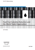 Fossil Fuel Subsidies Reduction and the World Trade Organization