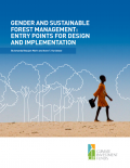 Gender and Sustainable Forest Management_Entry Points for Design and Implementation
