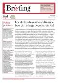 Local climate resilience finance