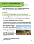 Incentivizing the Involvement of the Private Sector in REDD+