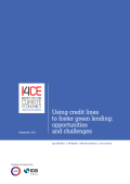 Using credit lines to foster green lending_opportunities and challenges